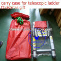 Christmas gift carry bag/carry case for telescopic ladder 4.1M telescopic ladder hot selling in ebay.